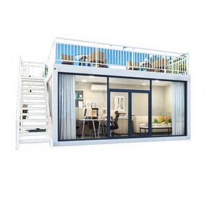Contenedor Móvil Prefabricado de 20 pies con Panel Sándwich de Acero Transpirable, Diseño de Casa de Campo, para Hotel, Oficina, Tienda o Villa - Product Image 3