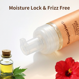 Mousse coiffante hydratante bio pour cheveux bouclés, fixation forte, anti-frisottis, pour sublimer les boucles - Product Image 5