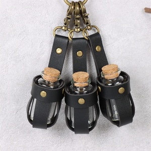 Cinturón <span class=keywords><strong>de</strong></span> <span class=keywords><strong>Caballero</strong></span> Medieval con Porta Frascos <span class=keywords><strong>de</strong></span> Poción, Accesorio <span class=keywords><strong>de</strong></span> Cosplay Renacentista LARP para Adultos Unisex - Product Image 4