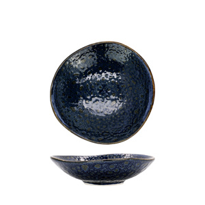 ชามสีฟ้า Moon Blue Cazoleta ขนาด 19 ซม. สูง 5 ซม. สำหรับเสิร์ฟอาหาร - Product Image 1
