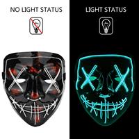 Masque LED personnalisé pour les fêtes d'Halloween et du Nouvel An avec affichage de messages Matériau en latex avec téléchargement d'image pour les rassemblements festifs
