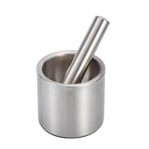 multi-function cylindrical grinder pestle and mortar for garlic - Product Image 1