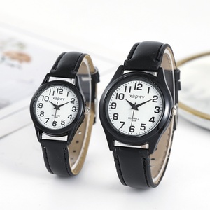 Imitation Leather Strap <b>Watch</b>, Couple Style, Authentic, Student Men's Wristwatch - Product Image 1