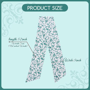 Zhongxin Décoration de porte d'entrée de cour de Noël Ceinture de guirlande en polyester avec conception de ruban solitaire - Product Image 3