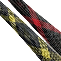 Cache-câbles tressé extensible en PET pour éclairage de scène et production événementielle