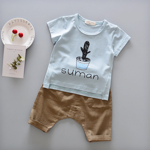 Ropa de Verano para Bebés a Precios Económicos, Conjunto de Ropa para Recién Nacidos de 2 Piezas - Product Image 3