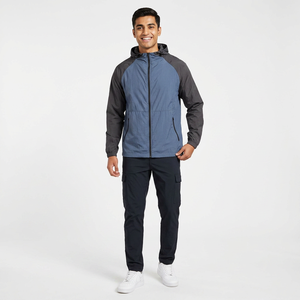 wholesale Hot Selling Windbreaker <b>Jacket</b> for <b>men</b> New Fashion <b>Men</b> solid color Windbreaker <b>Jacket</b> Windproof Windbreaker <b>Jacket</b> - Product Image 1