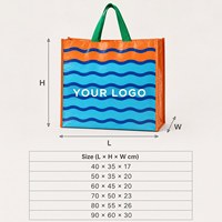 Sacs en PP non tissé réutilisables avec cordon de serrage et poignées en ruban, personnalisables, écologiques, pour la promotion de cosmétiques