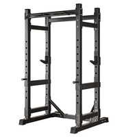 Rack de Potencia Multifuncional Comercial de Alta Resistencia con Barra de Dominadas para Entrenamiento de Fuerza en Gimnasio en Casa