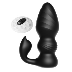 Vibrador de Masaje de Próstata Masculino, Estimulador Anal con Control Remoto Inalámbrico para Hombres, Dildo para Estimulación Anal y de Próstata, Juguetes Sexuales - Product Image 1