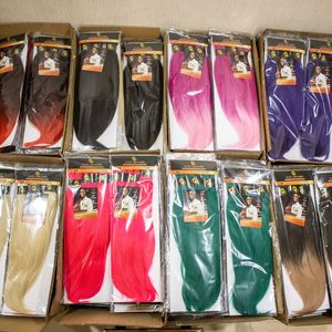 مصنع الجملة بأقل سعر EZ جديلة 3 xprecked تجديل الشعر الاصطناعية ياكي السائبة لشعر - Product Image 2