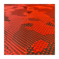 Tissu en Fiber de camouflage noir 3k carbone Camouflage Carton boîte Jacquards tissus tissés Auto voiture tissu en Fiber de carbone rouleau tissu d'avion