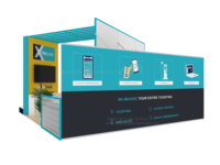 Offre Spéciale : Stand d'Exposition Modulaire 20x20 pieds avec Cadre en Aluminium Personnalisé, Support TV, Équipement d'Affichage pour Salons Professionnels, Montage Facile