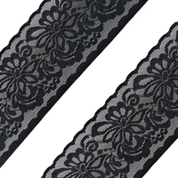 2023 NOIR Dentelle Tricotée Dentelle Avec Silicone Jacquard Ceinture Fantaisie Élastique Bord JACQUARD Élastique FANTAISIE Élastique PERSONNALISÉ