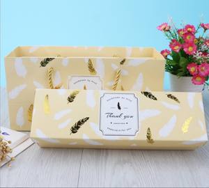 Оптовая продажа на заказ Свадебная вечеринка пользу товары хороший бумажный ящик с ручкой сумка набор для упаковки шоколадных конфет сладкий еда печенья - Product Image 3