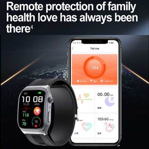 Bán buôn thời trang AMOLED sức khỏe Màn hình Montre connecte huyết áp ECG thông minh xem với máy bơm không khí - Product Image 6