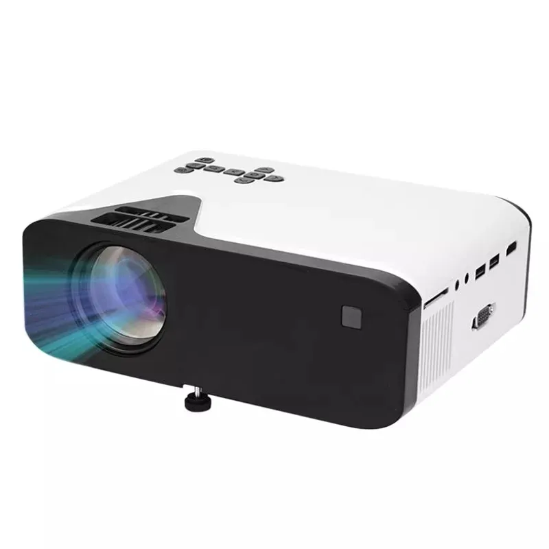 Home Theater 720P HD Portable LCD LED Mini Projector UB20 4500Lumens 2000:1 Keystone Koreksi Tahan Debu