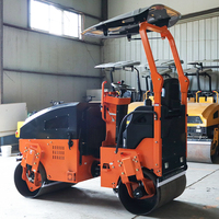 Rouleau de route 2 tonnes 5 tonnes 2.5 tonnes Machine de compactage de sol Rouleau vibrant Moteur diesel durable Pompe hydraulique