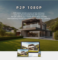 Kit de caméra CCTV analogique 8CH 5MP AHD DVR XVR, IP67 résistant aux intempéries, audio unidirectionnel, grand angle, détection de mouvement, système de surveillance TSEye