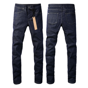 <span class=keywords><strong>Jeans</strong></span> da <span class=keywords><strong>Uomo</strong></span> Invernali Slim Fit Effetto Usurato, Denim Lavato Stile Urbano, Vita Media, Elasticizzati, Alta Qualità, Vestibilità Affusolata - Product Image 3