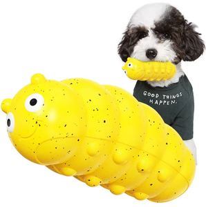 Juguetes para Perros con Sonido Personalizados al por Mayor para Masticar y Limpiar los Dientes, Resistentes al Aburrimiento, Juguetes para Mascotas con Forma de Gusano - Product Image 3