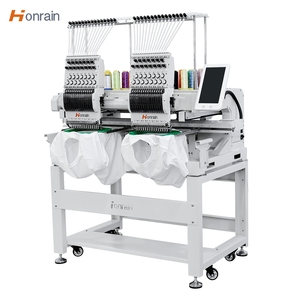 Machine à broder HONRAIN pour t-shirts, 2 têtes, 12/15 aiguilles, avec ordinateur haute vitesse - Product Image 3