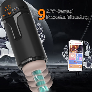 Masturbador Masculino de Silicona Suave con Control por Aplicación, Múltiples Modos de Vibración, Juguete Sexual Portátil para Adultos, para <span class=keywords><strong>el</strong></span> Placer Masculino - Product Image 1