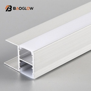 Bande lumineuse LED encastrée au sol de haute qualité à 16 étagères en bois, surface personnalisée, pour profilé LED de plafond en aluminium, néon IP67 - Product Image 4