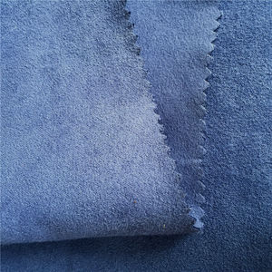 جودة عالية مزدوجة الجانب أفخم النسيج فو الجلد المدبوغ المواد قماش للملابس - Product Image 1