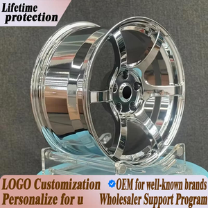 รังสี57DR ล้อและขอบล้อแม็กสีเงินมันวาว18 19 20นิ้ว5X112 5X114.3 5X120สำหรับ Honda Civic Toyota GT86 - Product Image 2