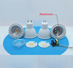 Indoor <strong>Track</strong> Light <strong>Source</strong> GU10 Gu5.3 Modern PC+Aluminum 3000k 4000k 6000k AC 110-265V 7W Spotlight Downlight Bulb LED Cup Light - Product Image 5