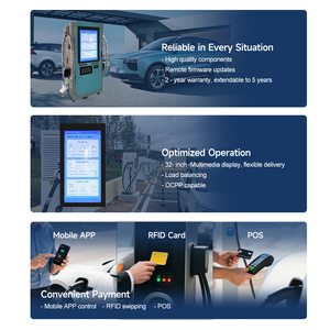 Eondrove ocpp1.6 xe điện sạc nhanh EV DC Trạm Sạc với 32 inch quảng cáo Màn hình hiển thị - Product Image 2