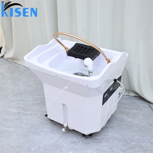 Kisen – Machine de spa capillaire sans tuyauterie, lit de massage portable pour salon, unité de lavage des cheveux, traitement beauté de la tête - Product Image 3