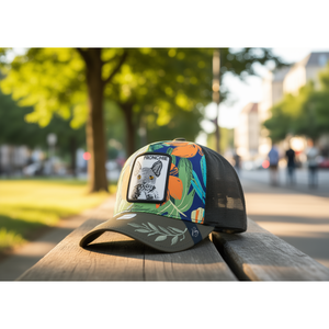 Cappello Trucker Fronchie a 6 Pannelli in Rete Traspirante Unisex per Adulti Casual Primavera Estate con Stampa Sublimatica e Ricamo sul Pannello Frontale - Product Image 2