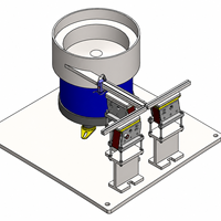 Système d'alimentation automatique par bol pour le tri des bouchons de bouteilles, alimentateur vibrant à bol de 500 mm