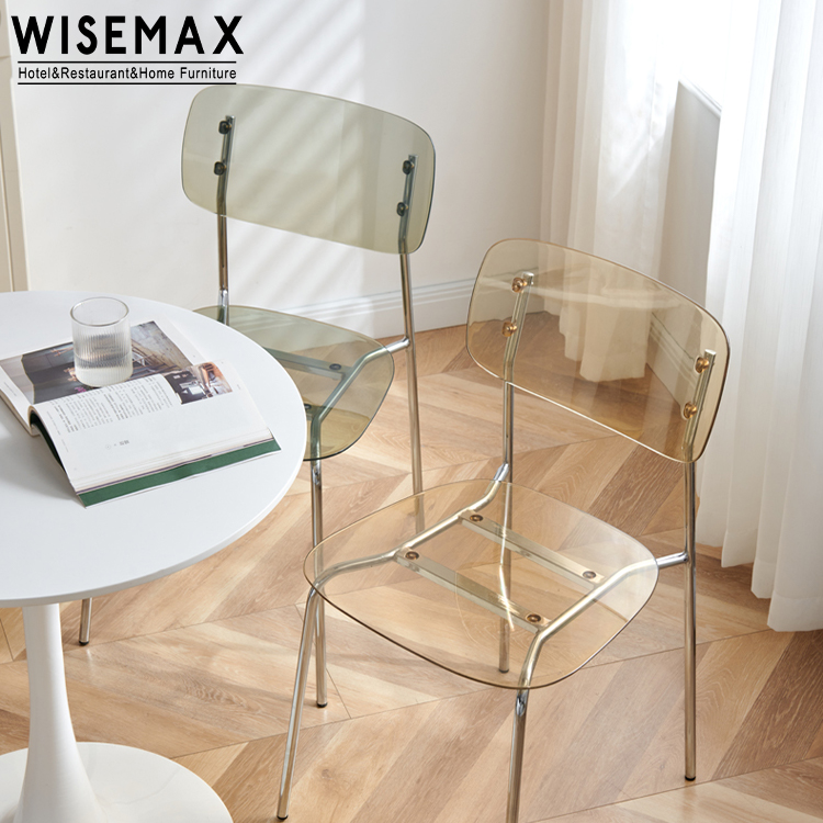 Прямая продажа с фабрики, металлический каркас, уникальный материал, стул для балкона, крытого отеля, ресторана, пластиковый обеденный стул для столовой