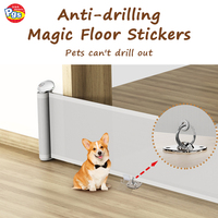 Puerta Plegable para Mascotas Prodigy SG020A con Cierre de Botones y Diseño de Animales, Ecológica y Duradera para Perros y Gatos, Uso en Interiores