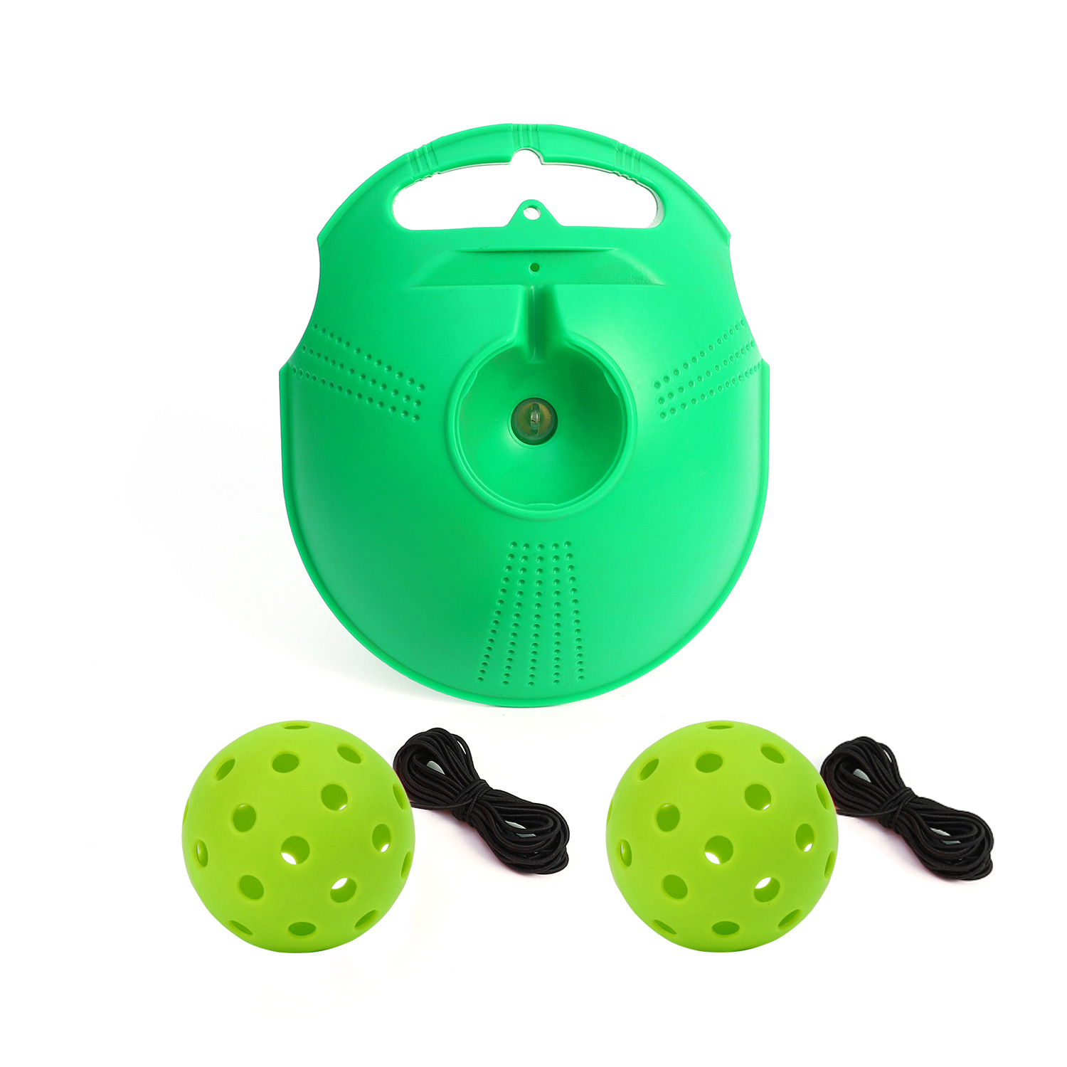 Base verde con 2 bolas verdes.