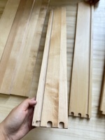 Planche de tiroir latérale en bois massif de Paulownia, style traditionnel, avec finition UV