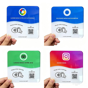 Tessera Personalizzata con Codice QR RFID NFC in PVC Acrilico 13.56MHz Impermeabile per Marketing e Programmi Fedeltà - Product Image 5