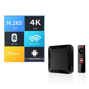 Precio de fábrica 4K HD reproductor en línea Android 10 TV box Allwinner H313 actualización en línea ATV Android box con <span class=keywords><strong>Google</strong></span> Play - Product Image 2