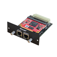 Carte Dante 32 canaux bidirectionnels entrée/sortie, fréquence d'échantillonnage 48K, carte Dante, adaptée aux consoles de mixage numériques