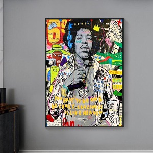 Fatti a mano Banksy <span class=keywords><strong>Gustav</strong></span> <span class=keywords><strong>Klimt</strong></span> Kiss poster di strada per Graffiti famosa tela Pop Art pittura a olio <span class=keywords><strong>arte</strong></span> della parete - Product Image 6