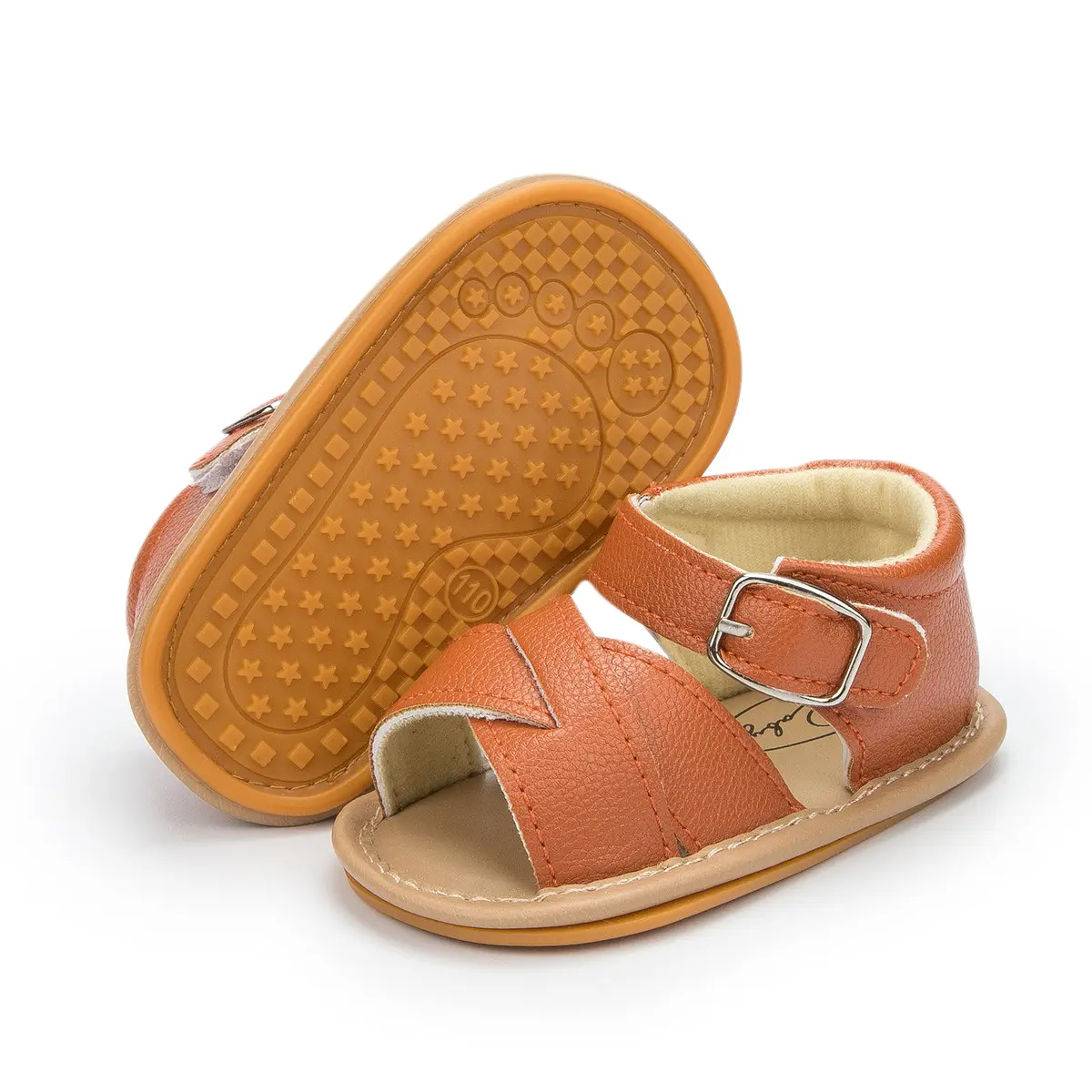 Dimi — chaussures d'extérieur pour bébés en cuir, semelle en caoutchouc antidérapante, souple, sandales d'été pour enfants garçons et filles, 2021