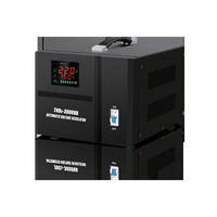 Stabilisateur de tension monophasé 220V avec moteur servo AVR 2KVA, tension personnalisable disponible
