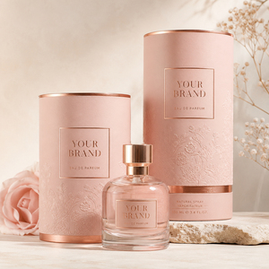 Boîtes d'emballage cylindriques en carton personnalisées avec logo pour petits colis, idéales pour parfums, artisanat et cosmétiques - Product Image 1