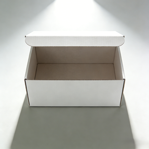 กล่องบรรจุภัณฑ์กระดาษคราฟท์สีขาวแบบกำหนดเอง กล่องกระดาษแข็งรีไซเคิล เหมาะสำหรับบรรจุภัณฑ์ธุรกิจขนาดเล็ก กล่องไปรษณีย์ - Product Image 5