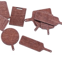 Mini miniature BJD simulation planche à découper en bois après avoir mangé des accessoires de scène modèle maison de poupée accessoires artisanat