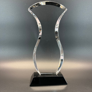 Personalized Fashion Crystal Plaque Award Crystal Shield Customizcrystal Souvenir Customized Clear Crystal Trophy Glass Arts