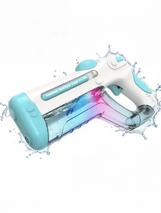 Pistolet à eau électrique avec lumière LED, longue portée, puissant, automatique, pour enfants, jeux d'été à la plage et à la piscine - Product Image 1